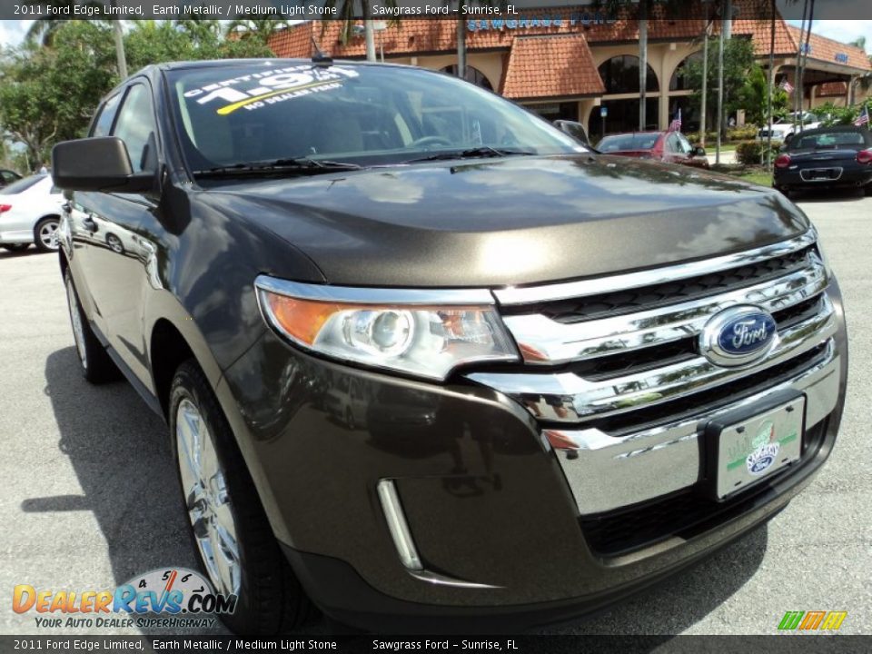 2011 Ford Edge Limited Earth Metallic / Medium Light Stone Photo #2