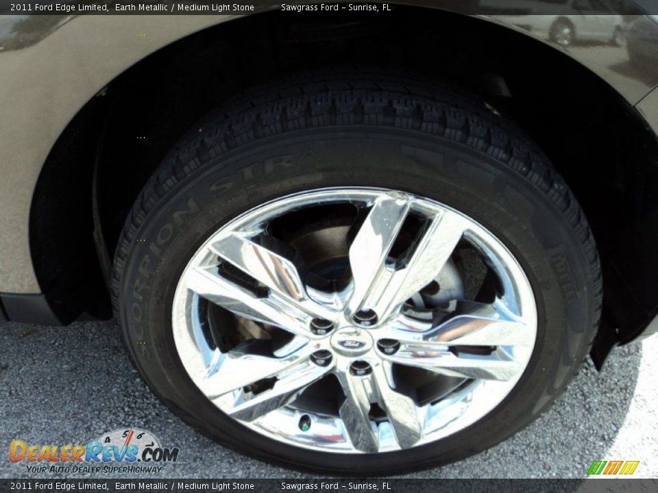 2011 Ford Edge Limited Earth Metallic / Medium Light Stone Photo #3
