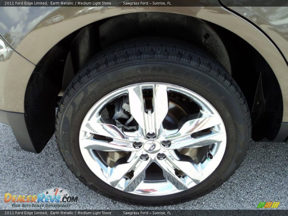 2011 Ford Edge Limited Earth Metallic / Medium Light Stone Photo #4