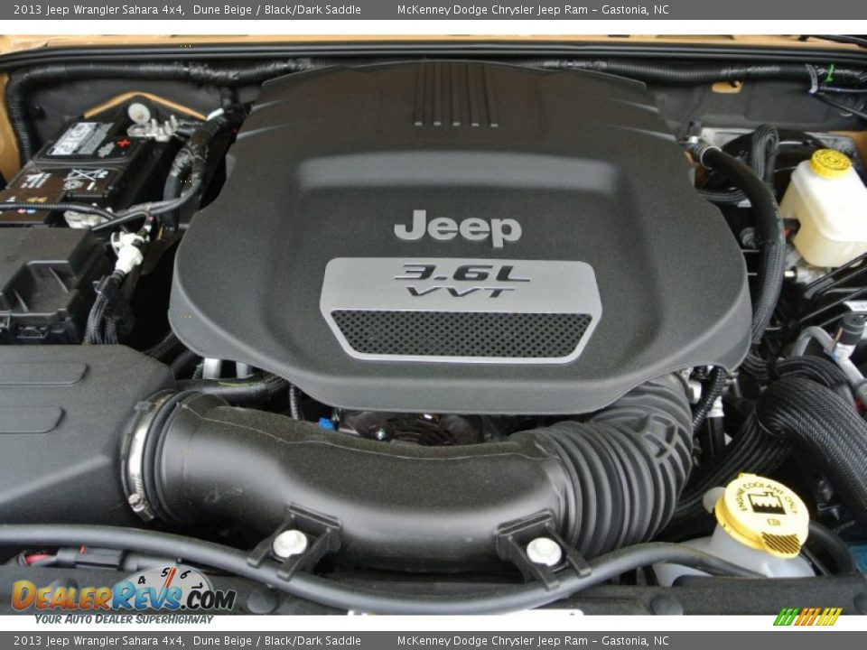 2013 Jeep Wrangler Sahara 4x4 3.6 Liter DOHC 24-Valve VVT Pentastar V6 Engine Photo #23