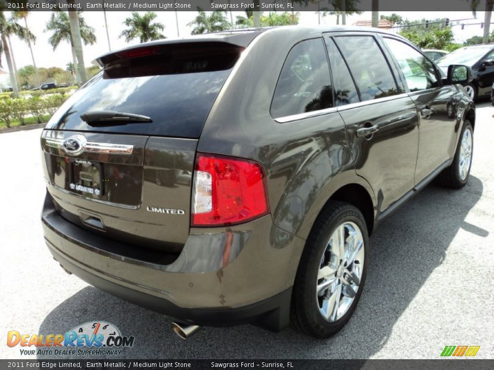 2011 Ford Edge Limited Earth Metallic / Medium Light Stone Photo #6