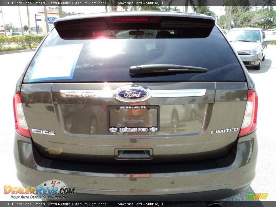 2011 Ford Edge Limited Earth Metallic / Medium Light Stone Photo #7