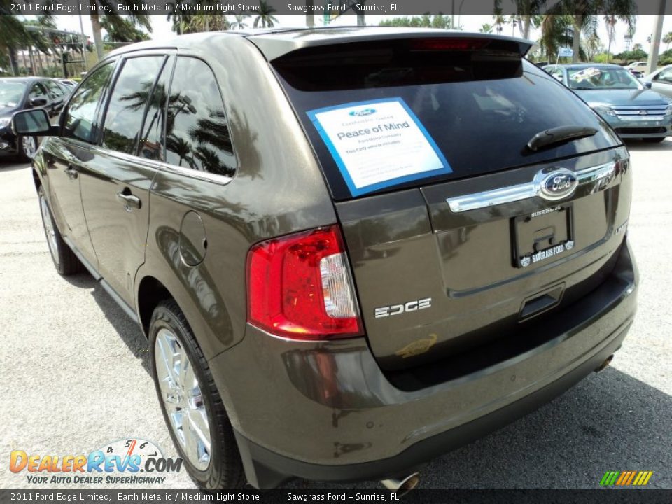 2011 Ford Edge Limited Earth Metallic / Medium Light Stone Photo #9