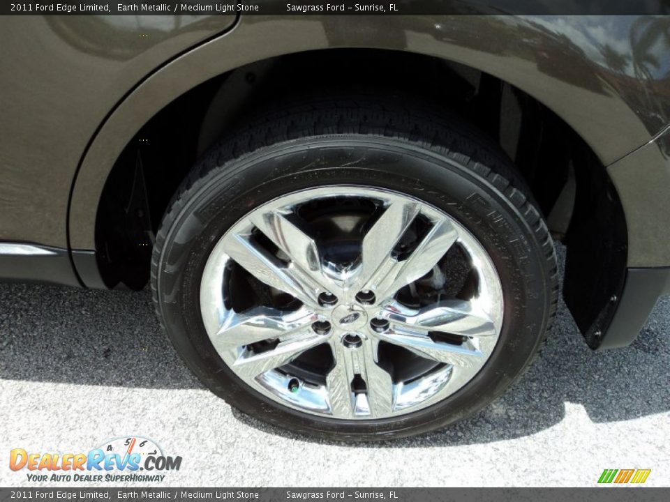 2011 Ford Edge Limited Earth Metallic / Medium Light Stone Photo #10