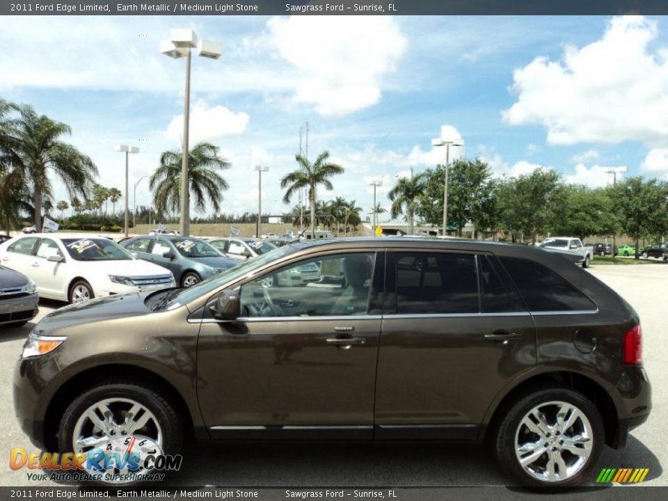 2011 Ford Edge Limited Earth Metallic / Medium Light Stone Photo #12