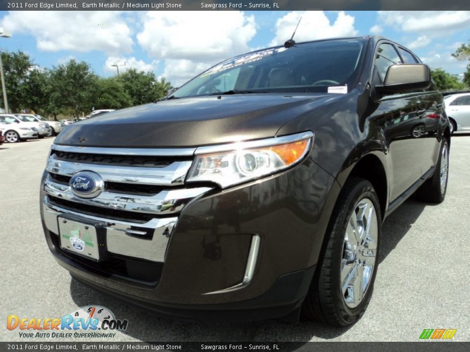 2011 Ford Edge Limited Earth Metallic / Medium Light Stone Photo #14