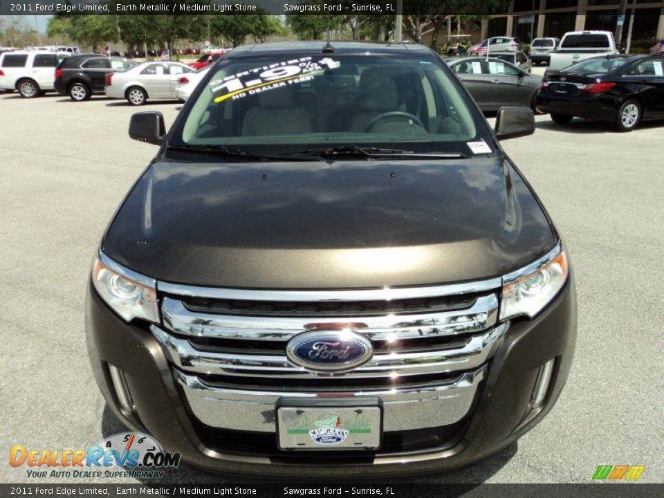 2011 Ford Edge Limited Earth Metallic / Medium Light Stone Photo #16
