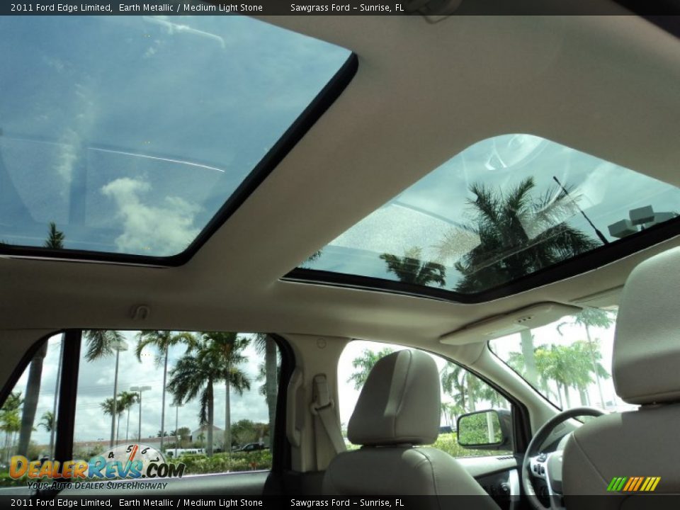 2011 Ford Edge Limited Earth Metallic / Medium Light Stone Photo #24