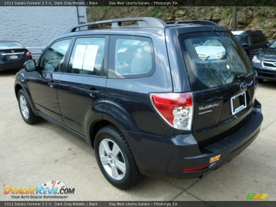2011 Subaru Forester 2.5 X Dark Gray Metallic / Black Photo #2
