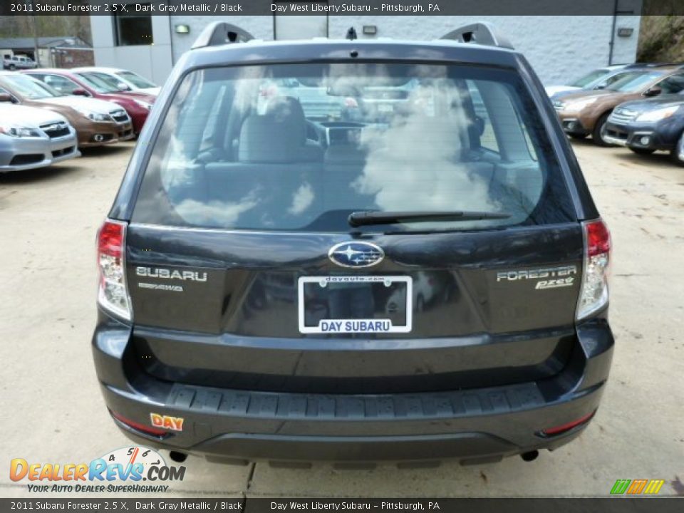 2011 Subaru Forester 2.5 X Dark Gray Metallic / Black Photo #3