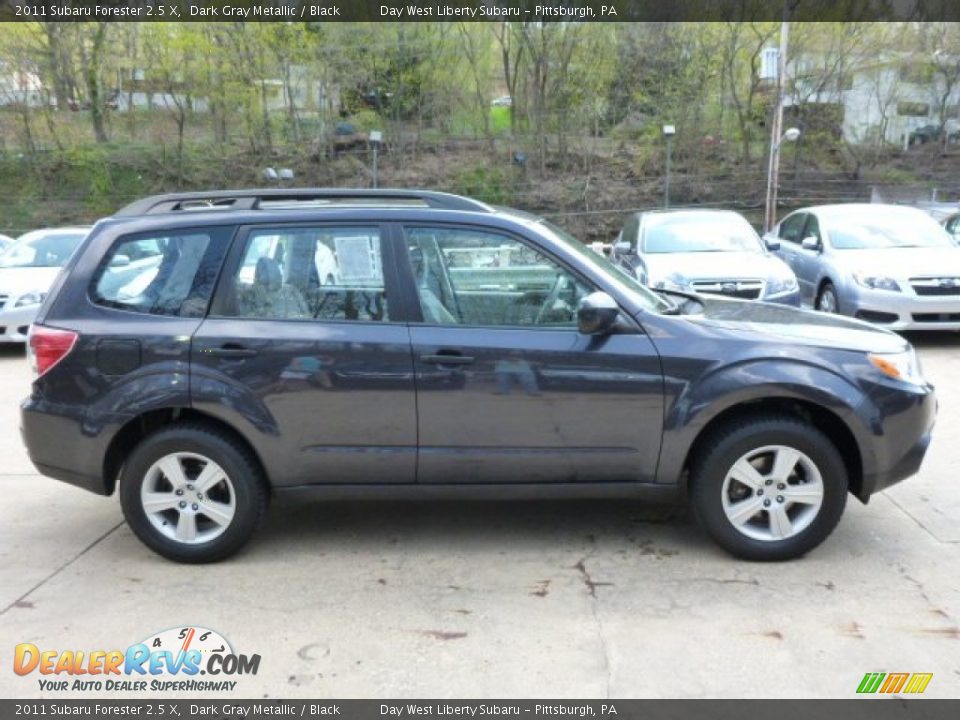 2011 Subaru Forester 2.5 X Dark Gray Metallic / Black Photo #5