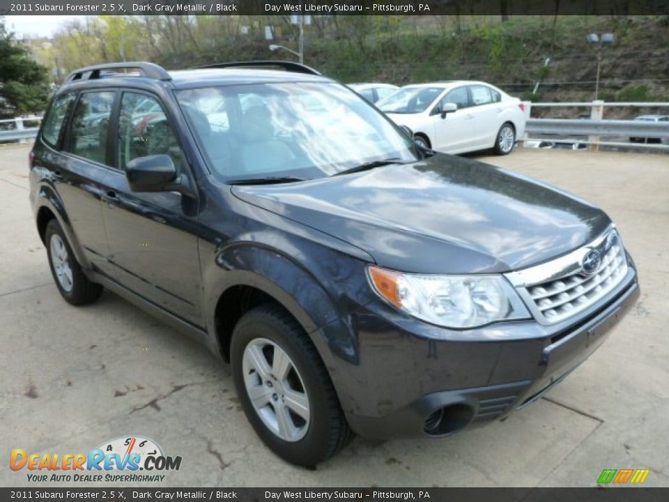 2011 Subaru Forester 2.5 X Dark Gray Metallic / Black Photo #6