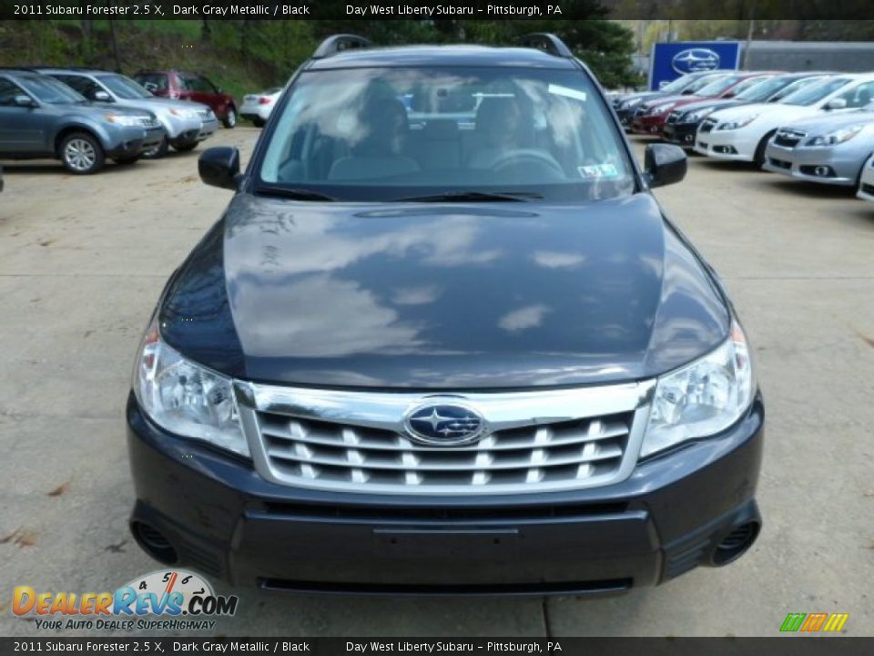 2011 Subaru Forester 2.5 X Dark Gray Metallic / Black Photo #7