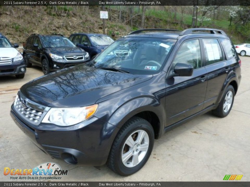 2011 Subaru Forester 2.5 X Dark Gray Metallic / Black Photo #8