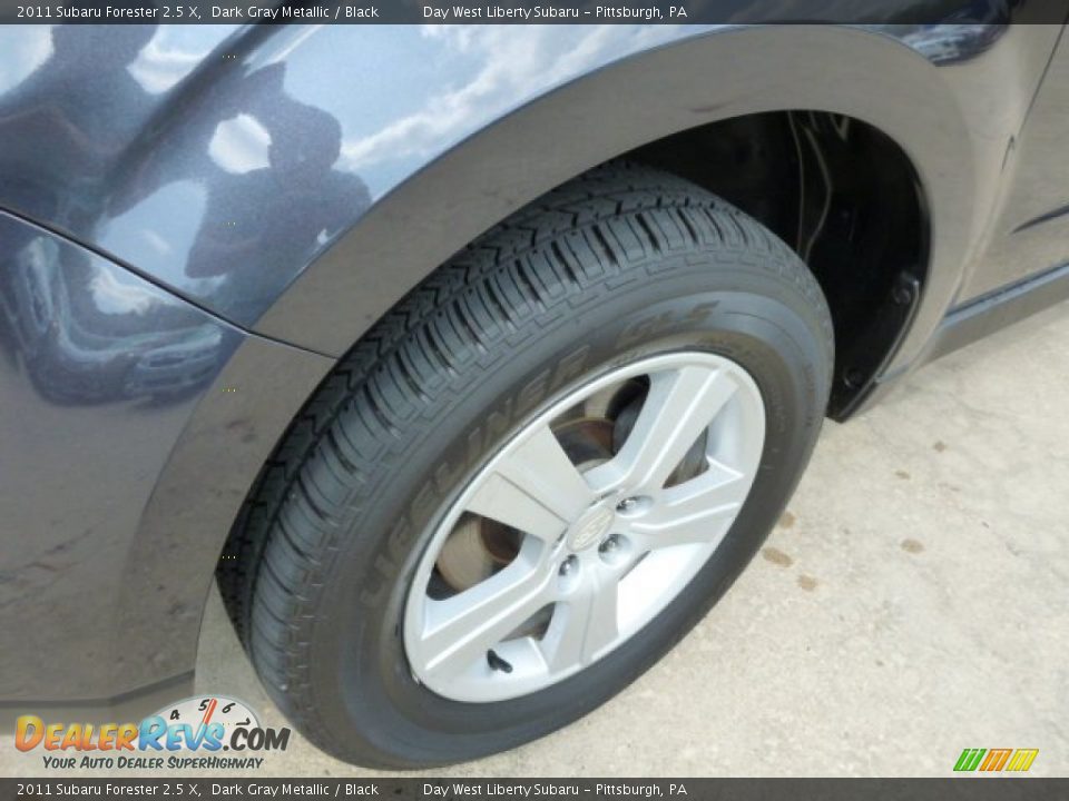 2011 Subaru Forester 2.5 X Dark Gray Metallic / Black Photo #9