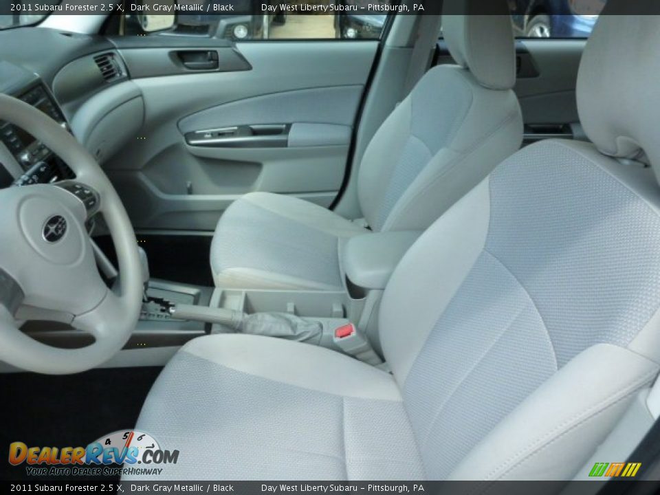 2011 Subaru Forester 2.5 X Dark Gray Metallic / Black Photo #10