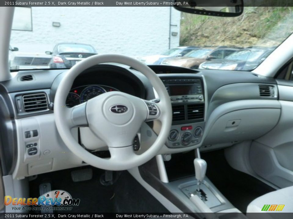 2011 Subaru Forester 2.5 X Dark Gray Metallic / Black Photo #12