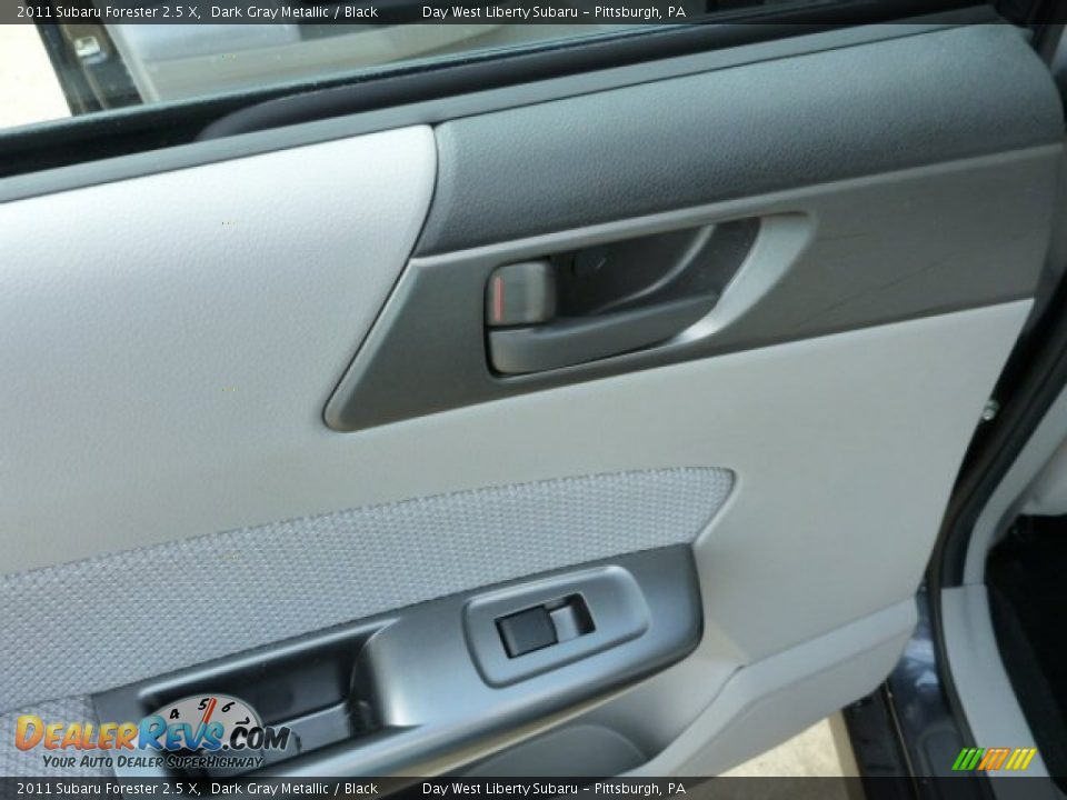 2011 Subaru Forester 2.5 X Dark Gray Metallic / Black Photo #13