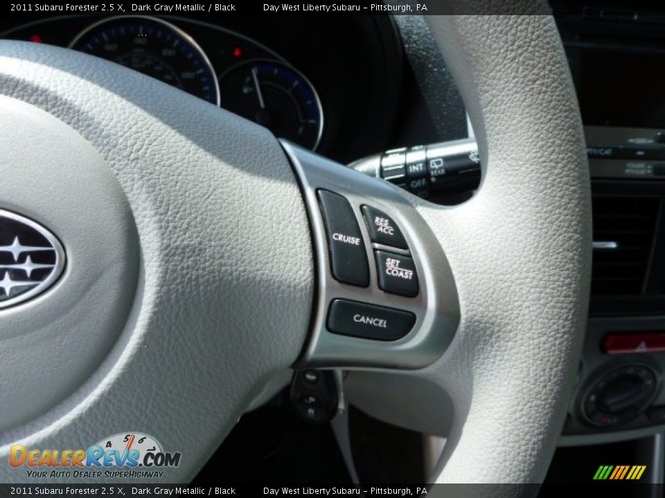 2011 Subaru Forester 2.5 X Dark Gray Metallic / Black Photo #18