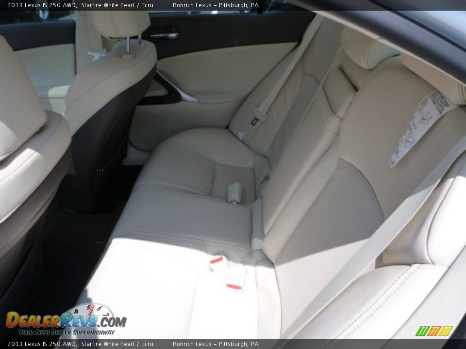 2013 Lexus IS 250 AWD Starfire White Pearl / Ecru Photo #11
