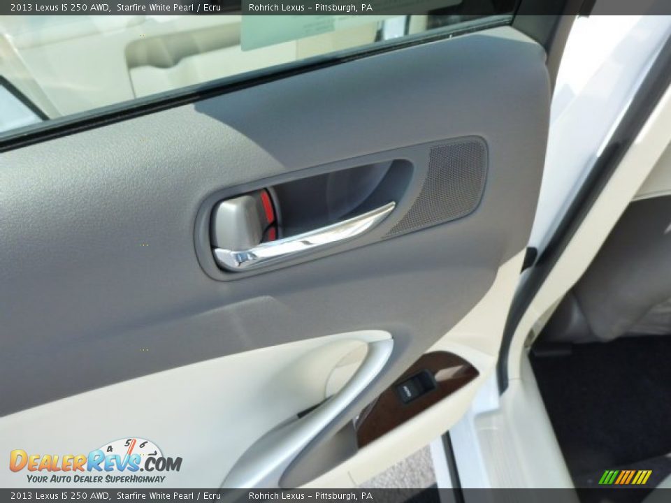 2013 Lexus IS 250 AWD Starfire White Pearl / Ecru Photo #13