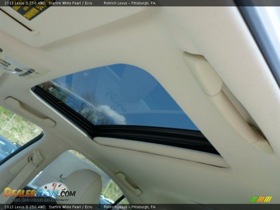 2013 Lexus IS 250 AWD Starfire White Pearl / Ecru Photo #15