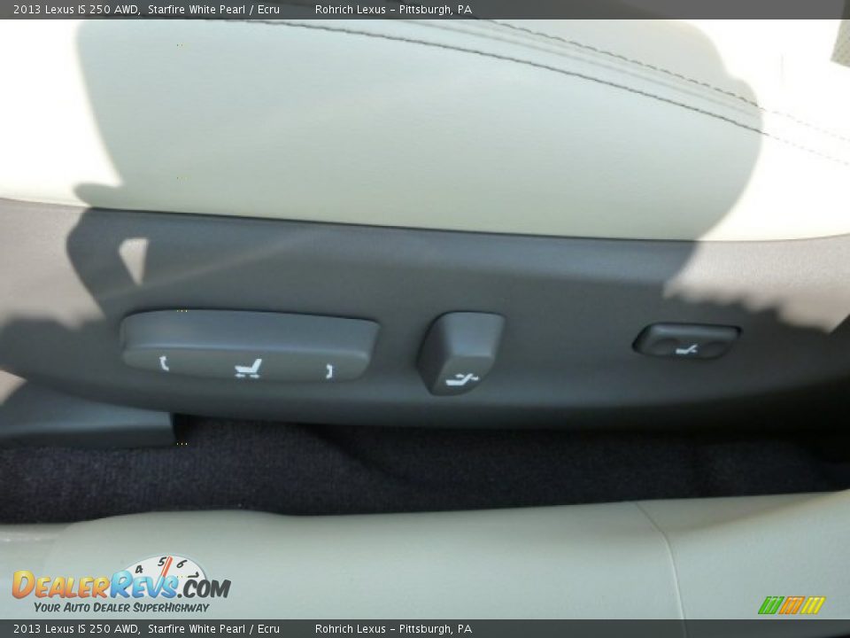 2013 Lexus IS 250 AWD Starfire White Pearl / Ecru Photo #17