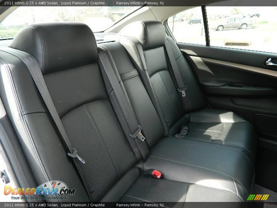 2011 Infiniti G 25 x AWD Sedan Liquid Platinum / Graphite Photo #12