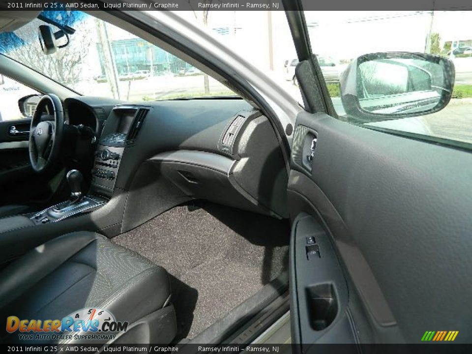 2011 Infiniti G 25 x AWD Sedan Liquid Platinum / Graphite Photo #13