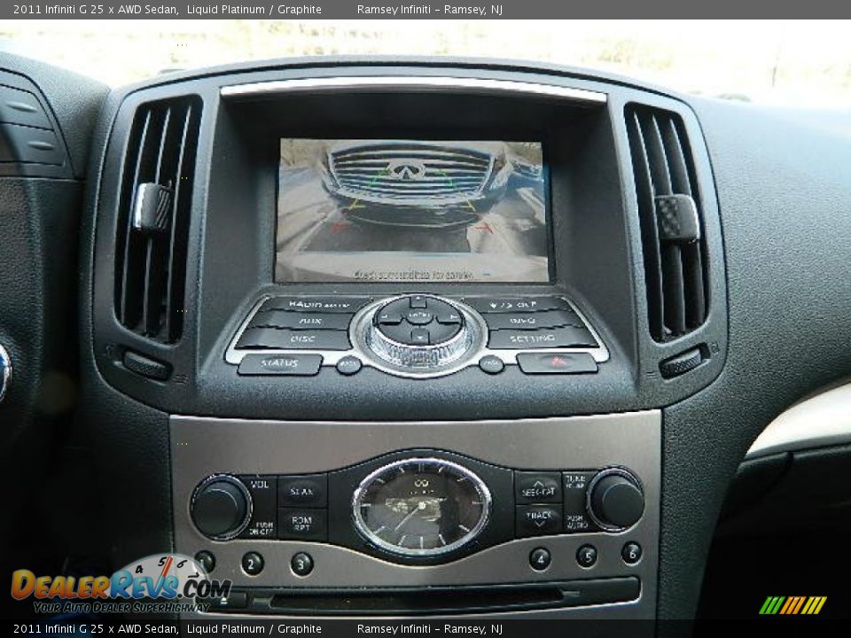 2011 Infiniti G 25 x AWD Sedan Liquid Platinum / Graphite Photo #18