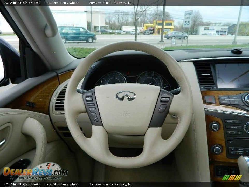 2012 Infiniti QX 56 4WD Steering Wheel Photo #22