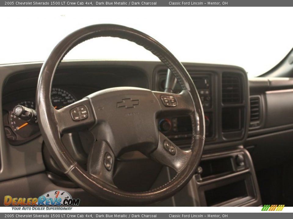 2005 Chevrolet Silverado 1500 LT Crew Cab 4x4 Dark Blue Metallic / Dark Charcoal Photo #7