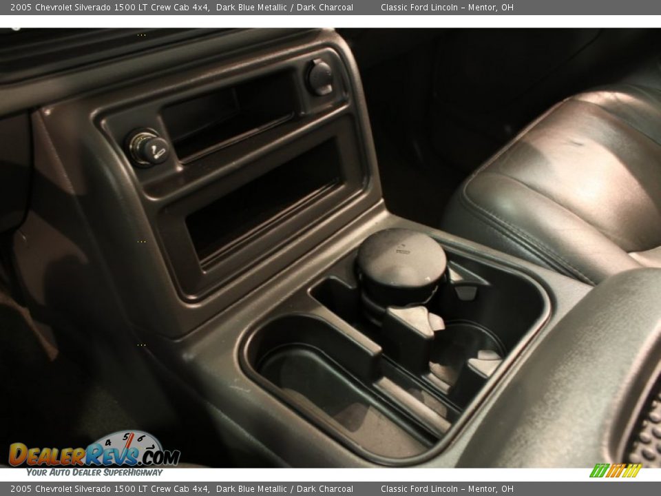2005 Chevrolet Silverado 1500 LT Crew Cab 4x4 Dark Blue Metallic / Dark Charcoal Photo #11