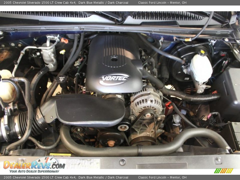 2005 Chevrolet Silverado 1500 LT Crew Cab 4x4 Dark Blue Metallic / Dark Charcoal Photo #16