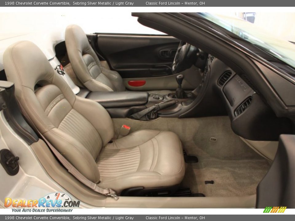 Light Gray Interior - 1998 Chevrolet Corvette Convertible Photo #15