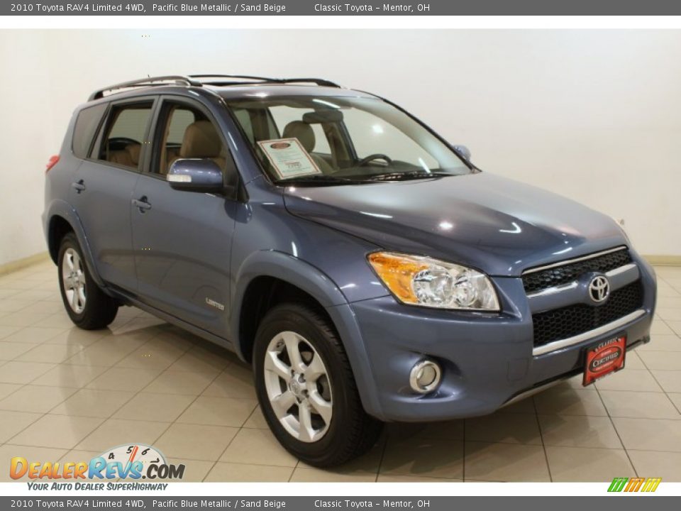 2010 Toyota RAV4 Limited 4WD Pacific Blue Metallic / Sand Beige Photo #1