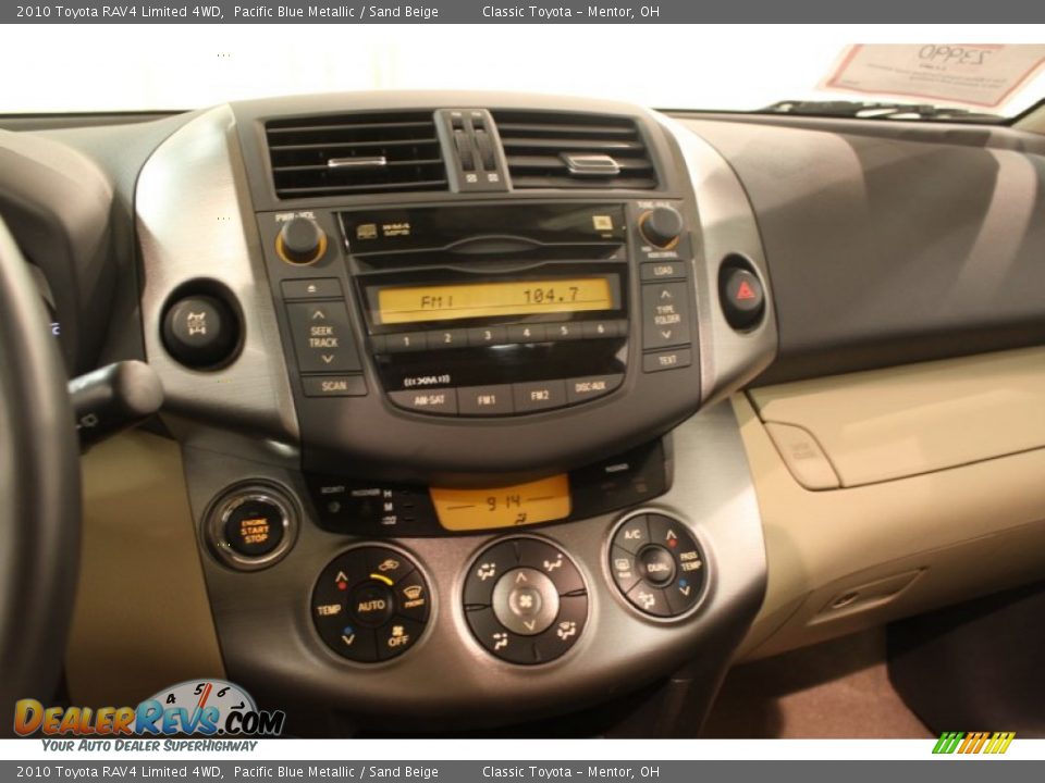 2010 Toyota RAV4 Limited 4WD Pacific Blue Metallic / Sand Beige Photo #8