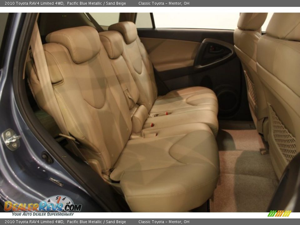 2010 Toyota RAV4 Limited 4WD Pacific Blue Metallic / Sand Beige Photo #11