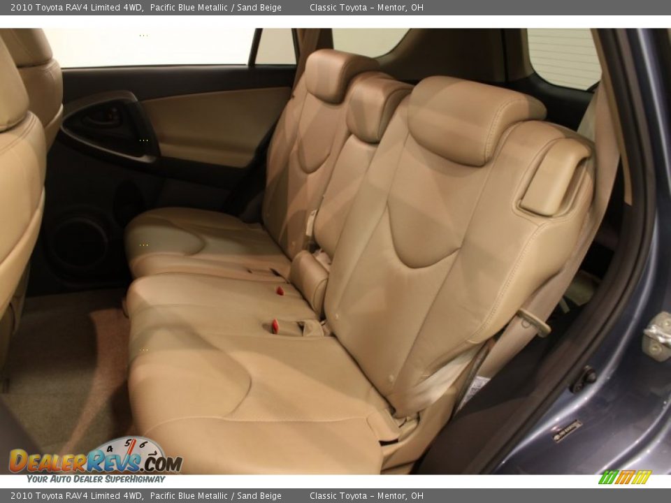 2010 Toyota RAV4 Limited 4WD Pacific Blue Metallic / Sand Beige Photo #12