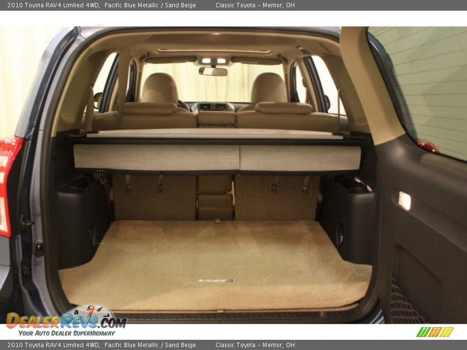 2010 Toyota RAV4 Limited 4WD Pacific Blue Metallic / Sand Beige Photo #13