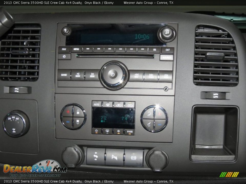 2013 GMC Sierra 3500HD SLE Crew Cab 4x4 Dually Onyx Black / Ebony Photo #4