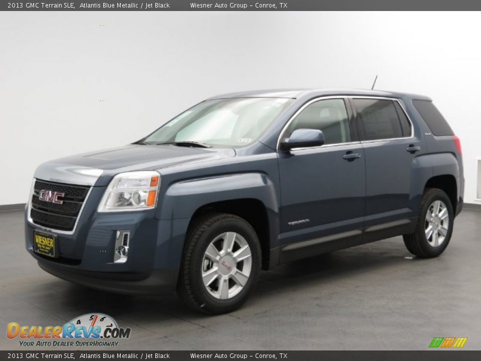 2013 GMC Terrain SLE Atlantis Blue Metallic / Jet Black Photo #1