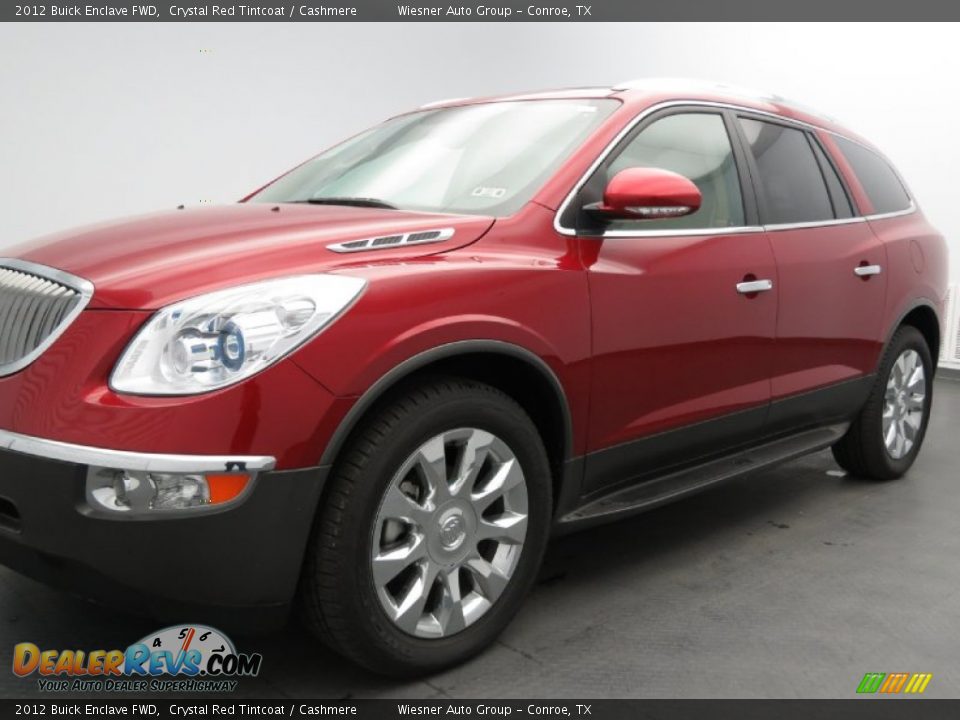 2012 Buick Enclave FWD Crystal Red Tintcoat / Cashmere Photo #2