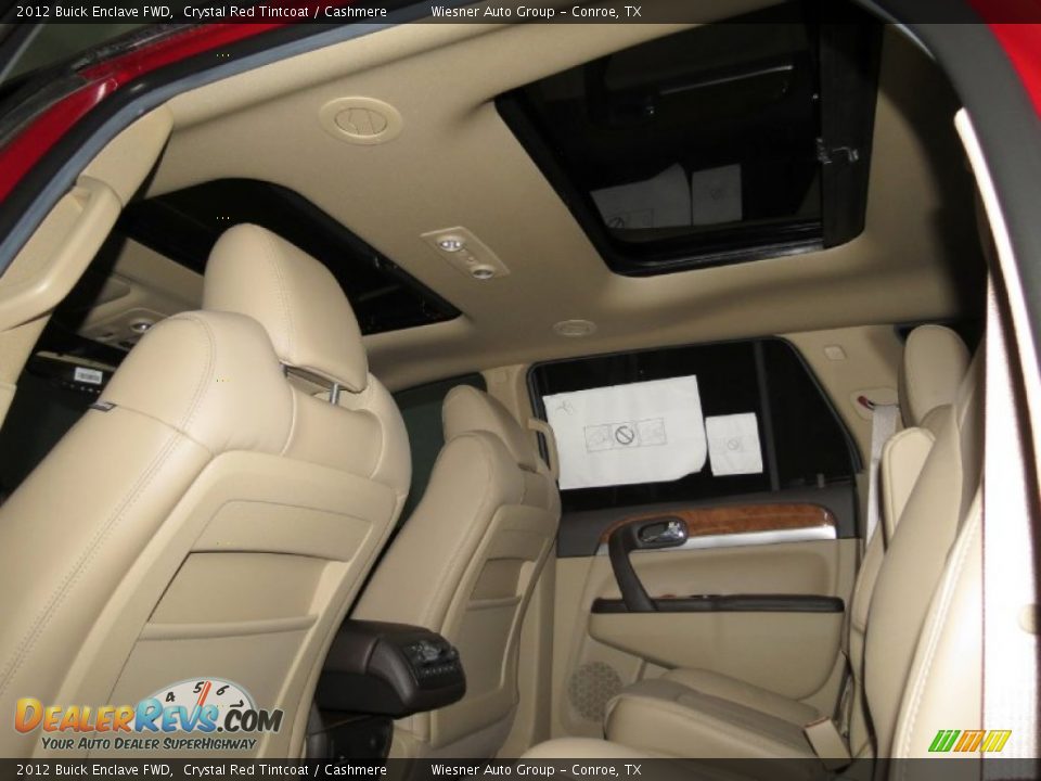 2012 Buick Enclave FWD Crystal Red Tintcoat / Cashmere Photo #4