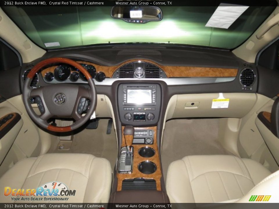2012 Buick Enclave FWD Crystal Red Tintcoat / Cashmere Photo #5