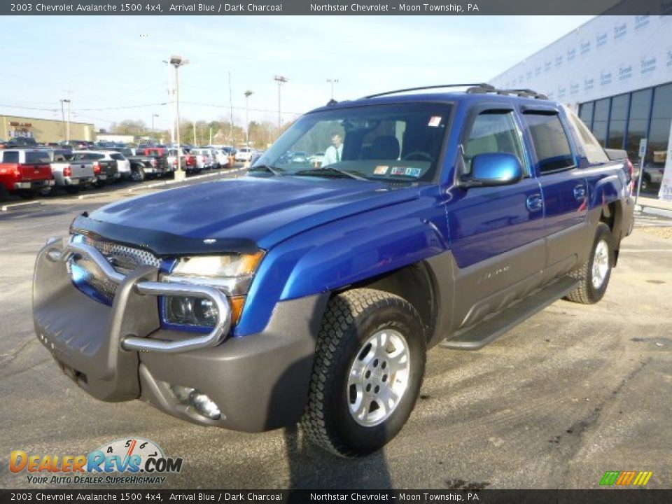 2003 Chevrolet Avalanche 1500 4x4 Arrival Blue / Dark Charcoal Photo #7