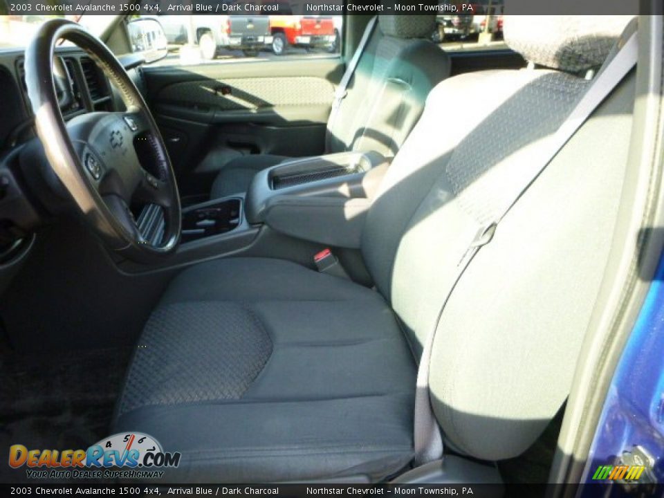 2003 Chevrolet Avalanche 1500 4x4 Arrival Blue / Dark Charcoal Photo #10