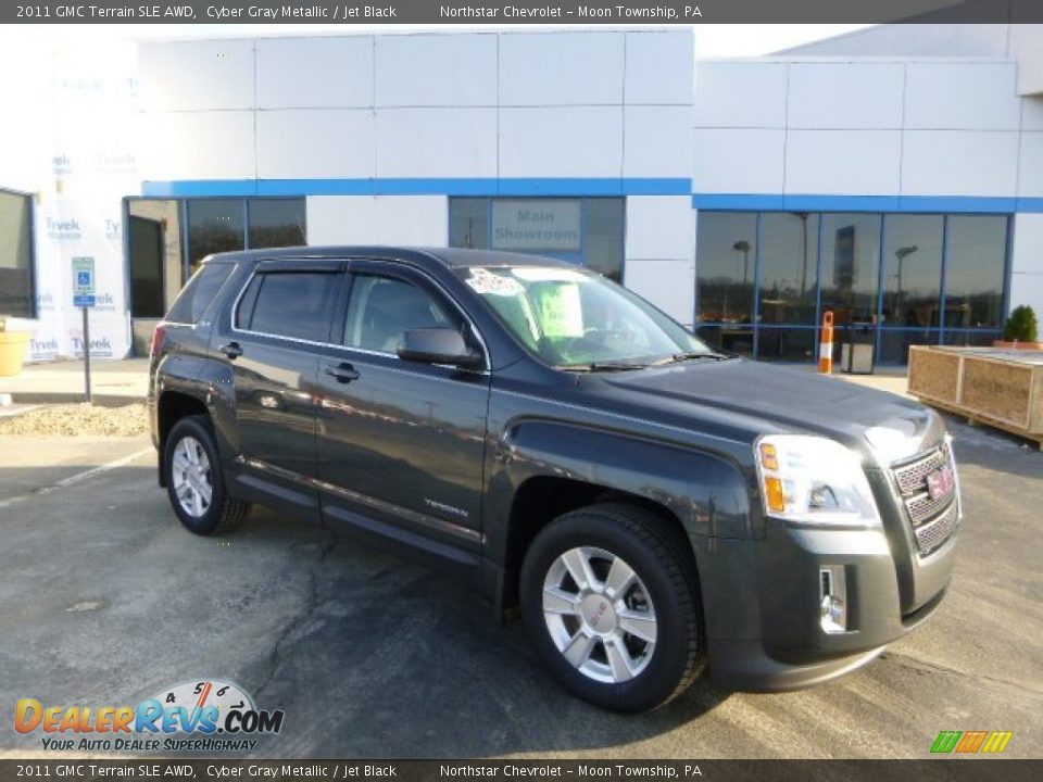2011 GMC Terrain SLE AWD Cyber Gray Metallic / Jet Black Photo #1