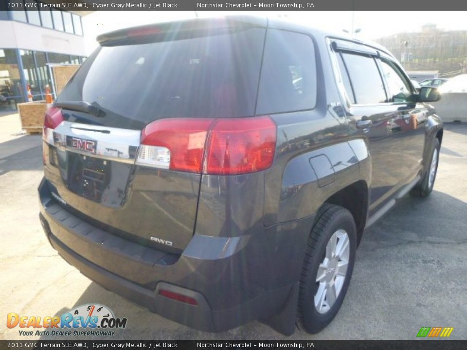 2011 GMC Terrain SLE AWD Cyber Gray Metallic / Jet Black Photo #3