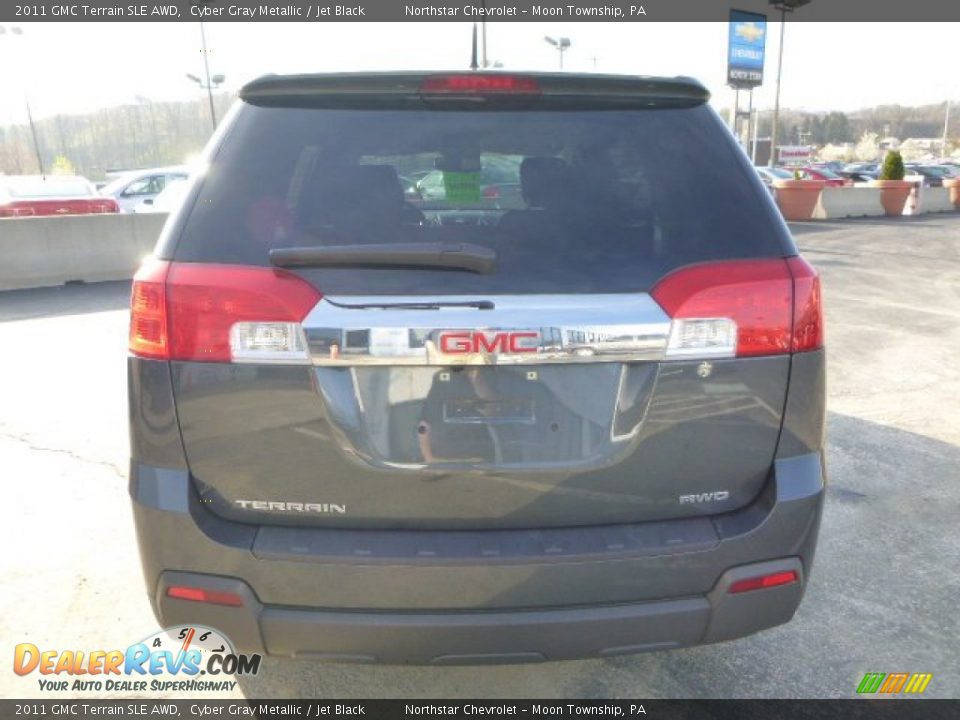 2011 GMC Terrain SLE AWD Cyber Gray Metallic / Jet Black Photo #4